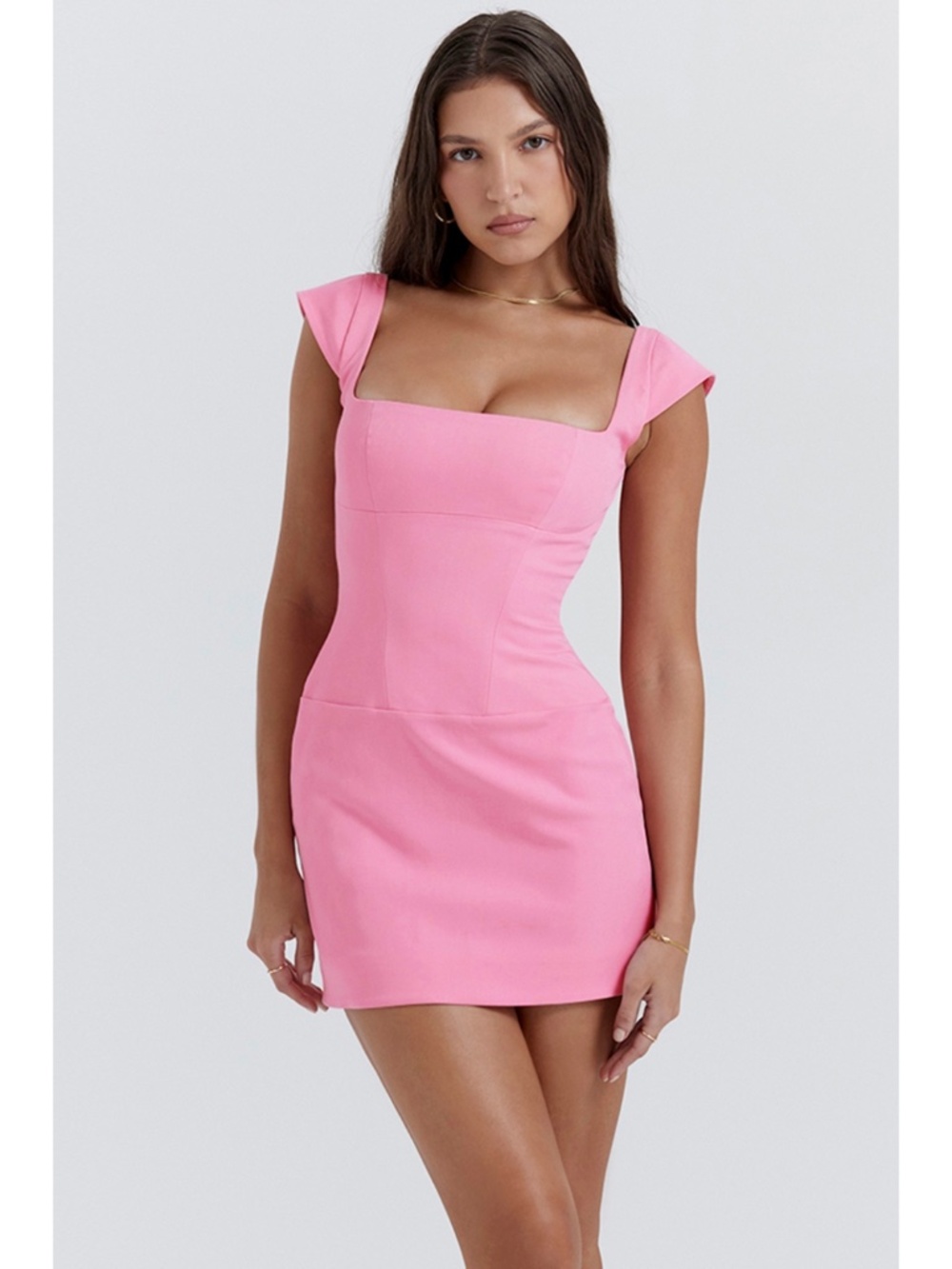 NEW House of CB Leonida Dress Dianthus Large+ (XL)